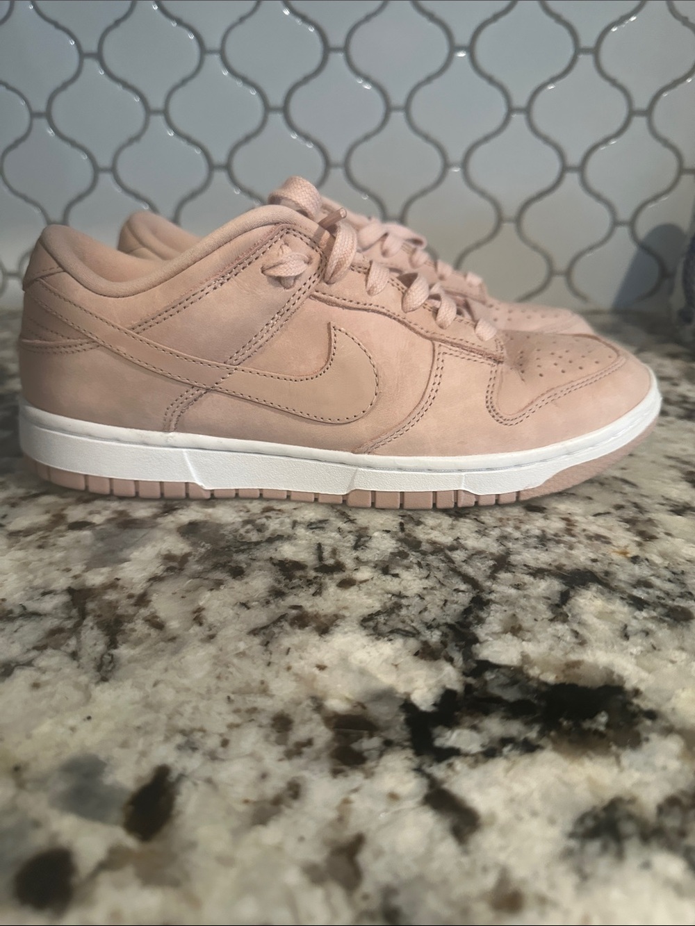 Nike Low Top Sneakers in Dusty Pink and White